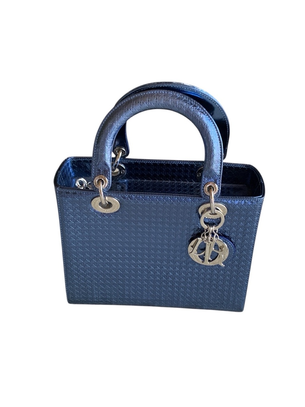 🆕 💙Blue Metallic Mini bag💙 - Picture 4 of 14
